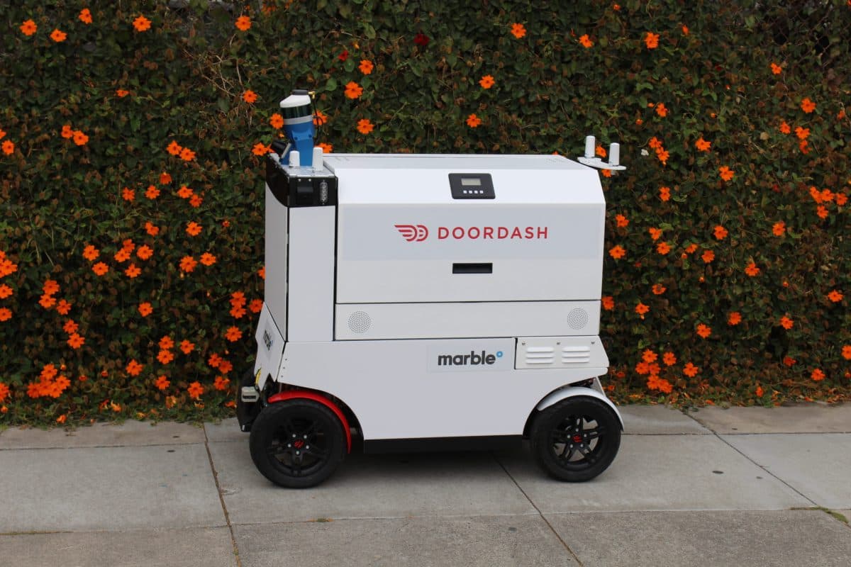 DoorDash Hires Marble's Robot Drivers for Food Delivery
